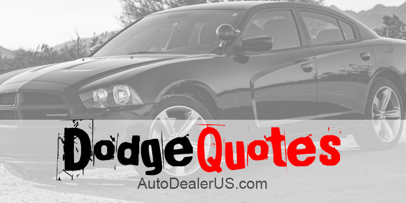 Dodge Car Quotes